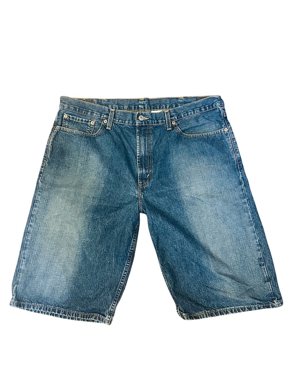 Levi's Vintage 529 Short Men's Blue Denim Jorts 100% Cotton Low Rise Size 38 Y2K
